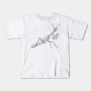 Praying Mantis Kids T-Shirt